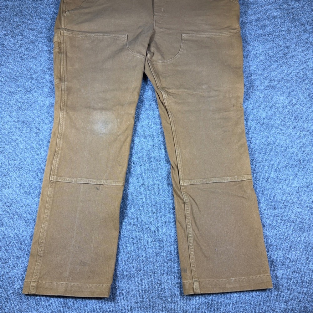 Carhartt Mens XXL Brown Rugged Flex Relaxed Fit Bib Overalls 104556-211 OR4556-W - Picture 4 of 9